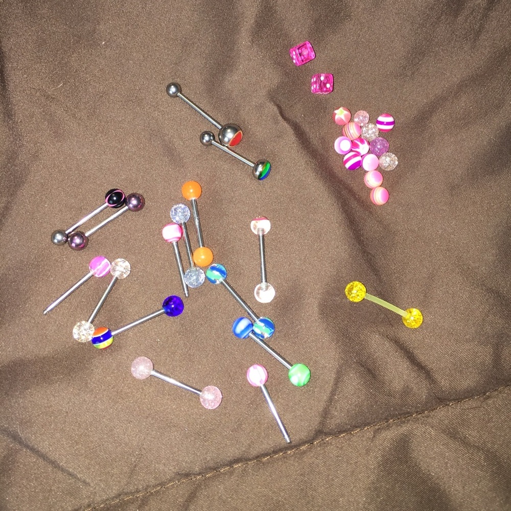 Variety of tongue rings